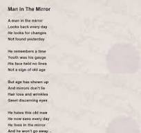 man in the mirror poem
