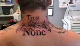 trust none tattoo